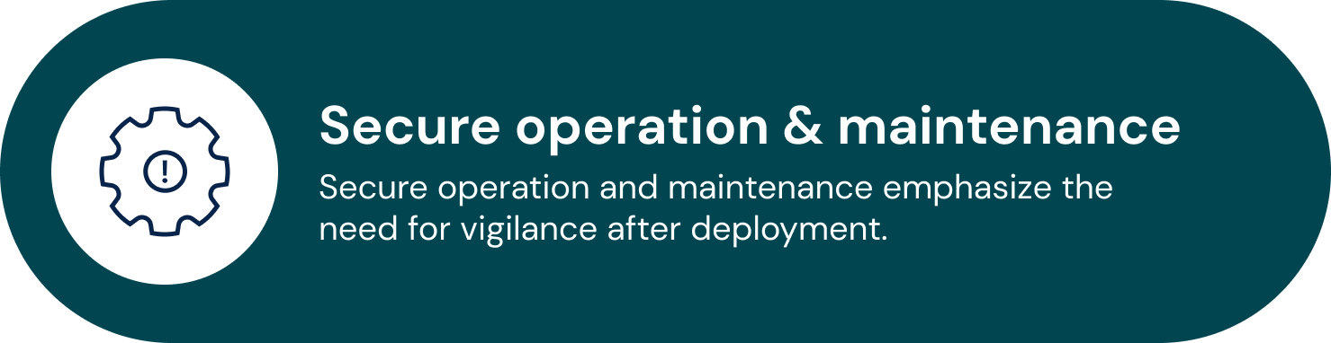 Secure operation and maintenance